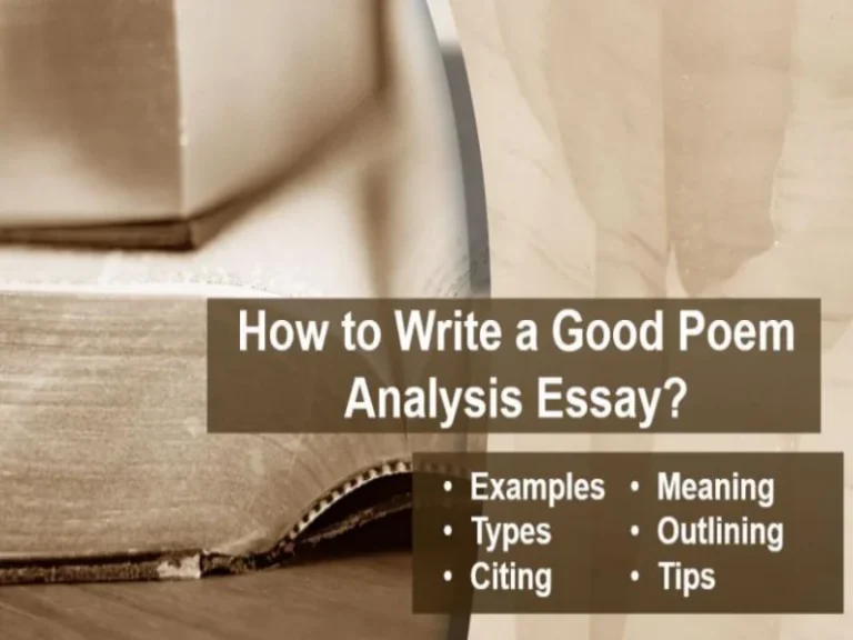 Poem Analysis Essay